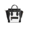 Celine Nano Luggage Handbag Black White 20Cm