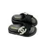 Chanel Cc Slippers Studded Black