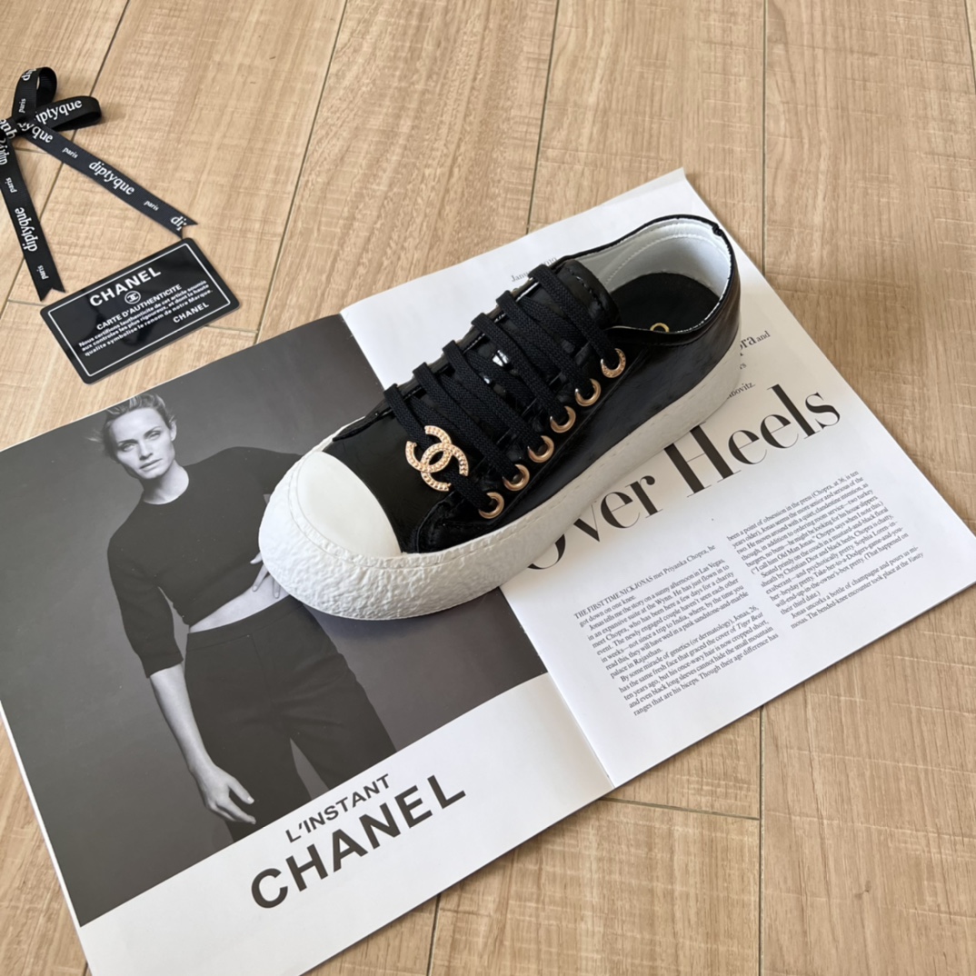 Chanel Women's Sneakers Cc Trainers In Black - Image 7