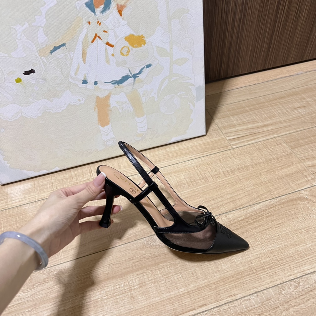 Chanel Platform Shoes Cream - Image 6