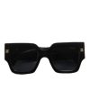 Chanel Square Black Quilted Sunglasses