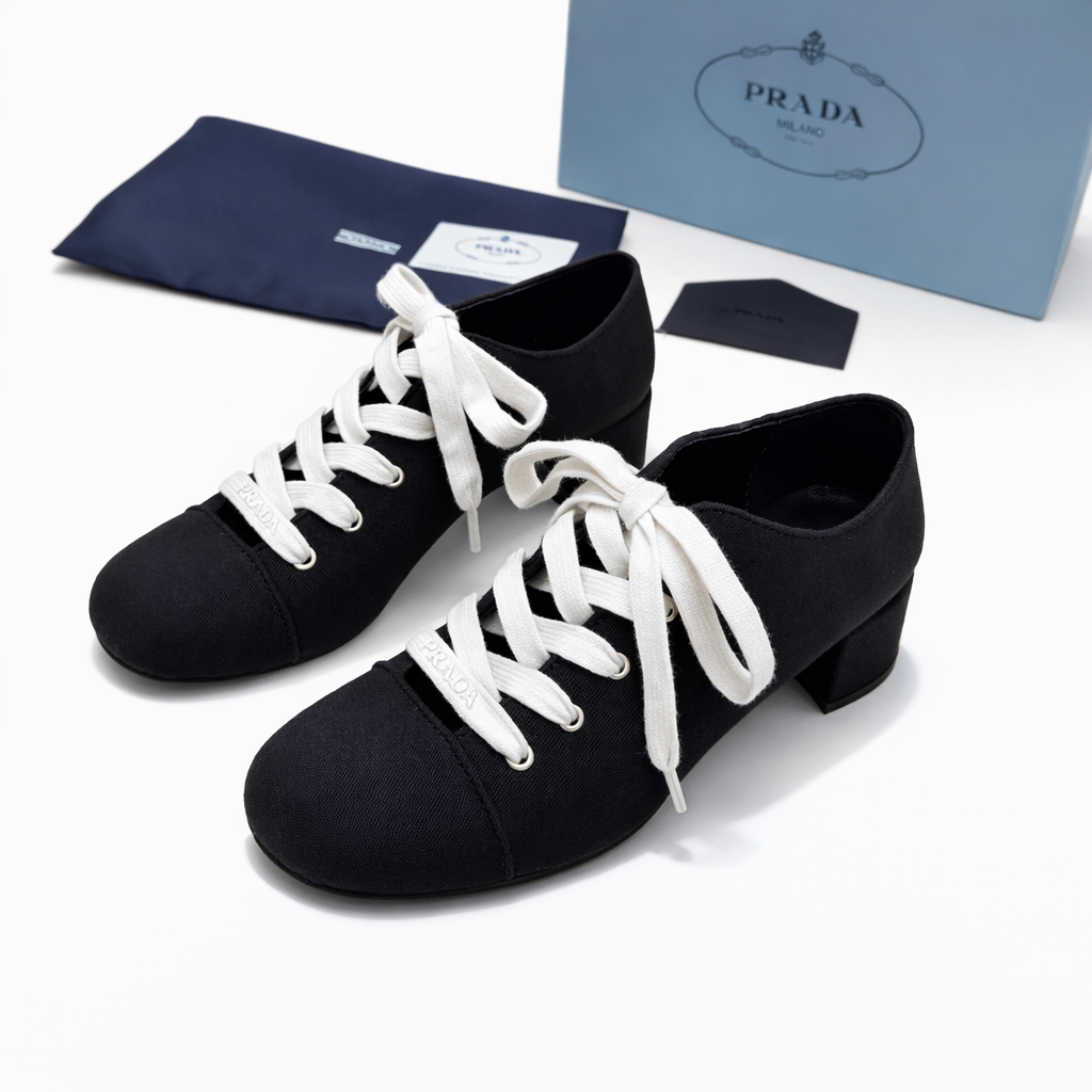 Prada Canvas Lace Up - Image 3