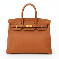 Hermes Birkin 35 Barenia Faubourg Gold Hardware