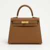 Hermes Kelly Sellier 28 Chai Epsom Gold Hardware