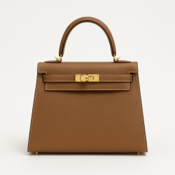 Hermes Kelly Sellier 28 Chai Epsom Gold Hardware