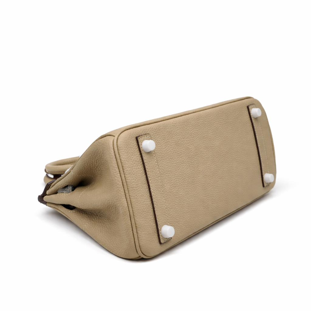 Hermes Birkin Shoulder 30 Beige Marfa Togo Leather Gold Hardware - Image 4