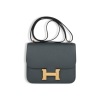 Hermes Constance 18 Bleu Orage Epsom Gold Hardware