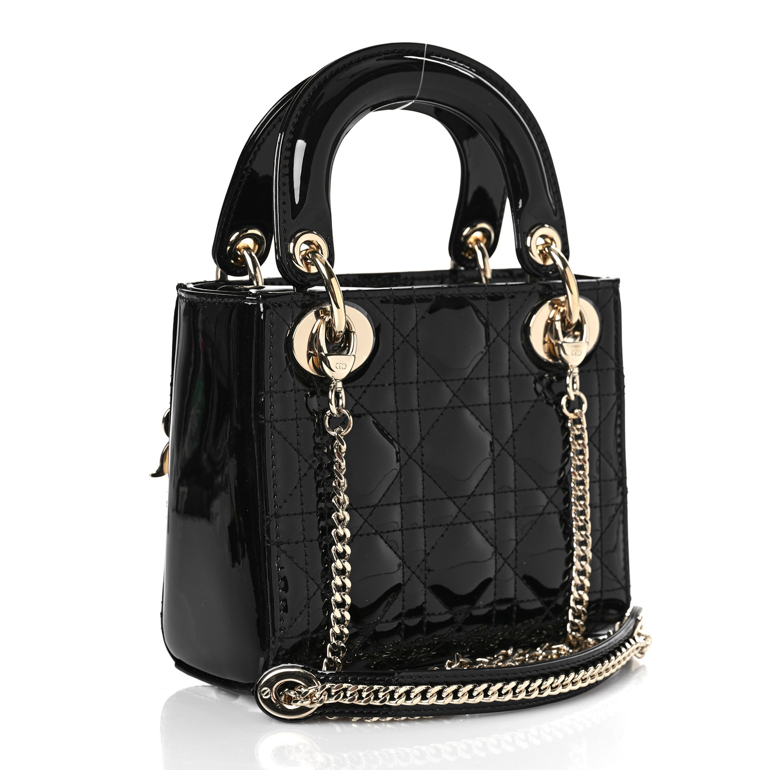 Christian Dior Mini Lady Dior Black 17cm - Image 2