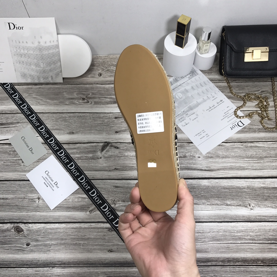 Dior Granville Espadrille Donkerblauw Pattern In Dark Blue - Image 4