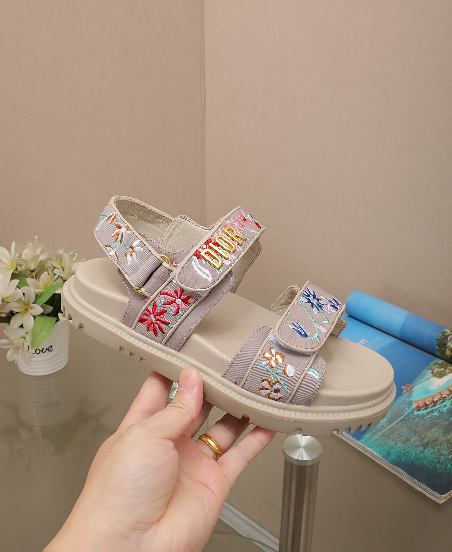 Dior Dioract Sandal Pink Multicolor - Image 6