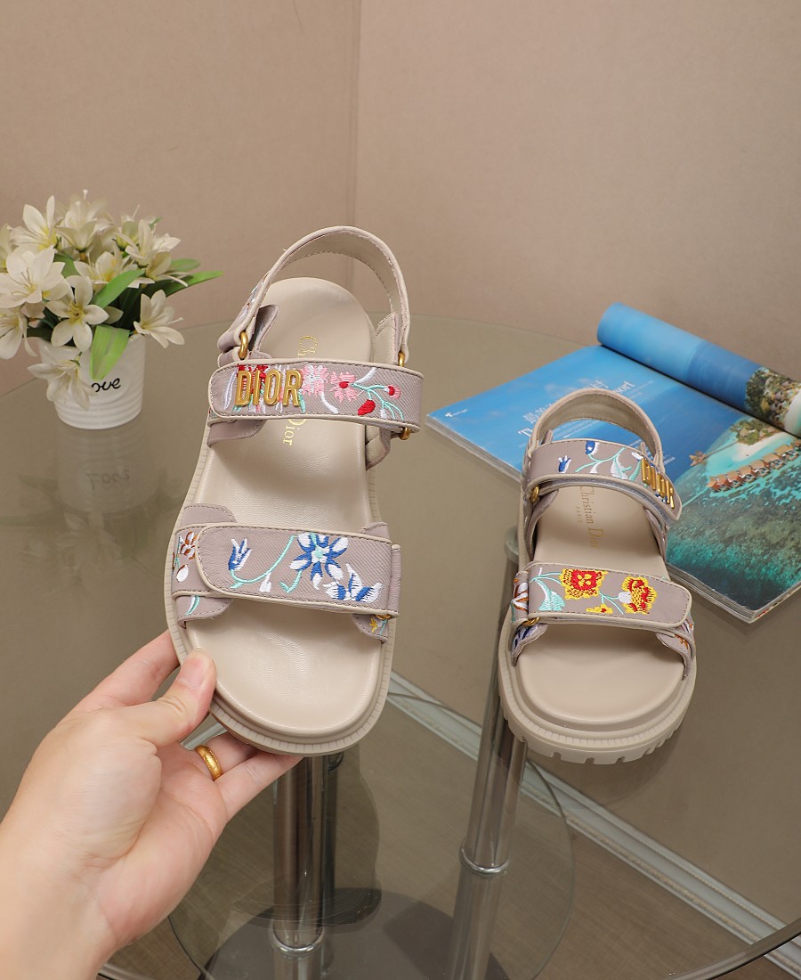 Dior Dioract Sandal Pink Multicolor - Image 5