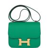 Hermes Constance 18 Vert Jade Epsom Gold Hardware