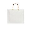 Fendi Sunshine Medium White Leather Shopper 35Cm 8Bh386Amcvf0Qvl