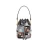 Fendi Mon Tresor Multicolor Canvas Mini Bag With Ff Embroidery 22Cm 8Bs010Arc3F1Opk