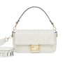 Fendi Baguette Ff Canvas Bag White 28Cm 8Br600Amcdf1Cfk