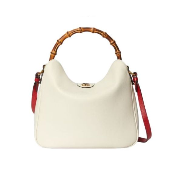Gucci Diana Large Shoulder Bag White 24Cm