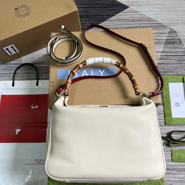 Gucci Diana Large Shoulder Bag White 24Cm - Image 3