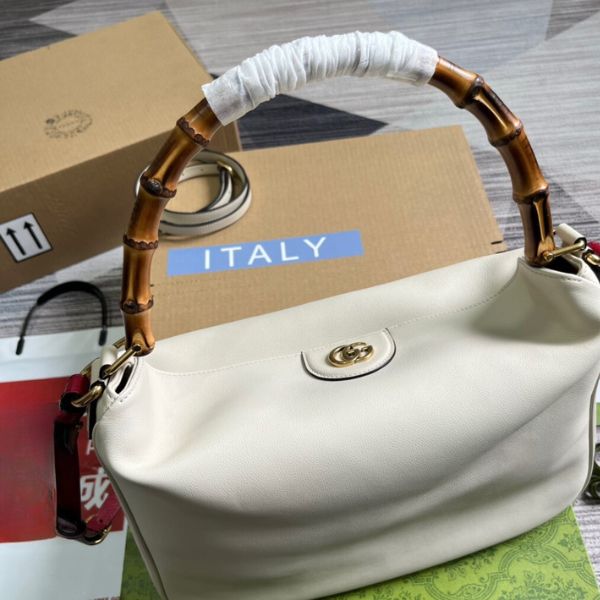 Gucci Diana Large Shoulder Bag White 24Cm - Image 6