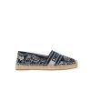 Dior Granville Espadrille Donkerblauw Pattern In Dark Blue