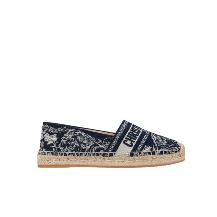 Dior Granville Espadrille Donkerblauw Pattern In Dark Blue - Image 8