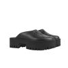 Gucci Men'S Slip On Sandal Black Gg Rubber 655517 Jfb00 1000