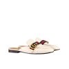 Gucci Women's Princetown Leather Slipper White 629084