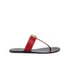 Gucci Double G Sandal Black 771578 Bko00 1000 - 35 Eu 4 Us 23 Cm 9 In