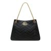 Gucci Gg Marmont Shoulder Bag Black 32Cm 453569 Drw1T 1000