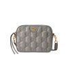 Gucci Gg Matelasse Leather Small Bag Grey 702234 Um8Hg 1563