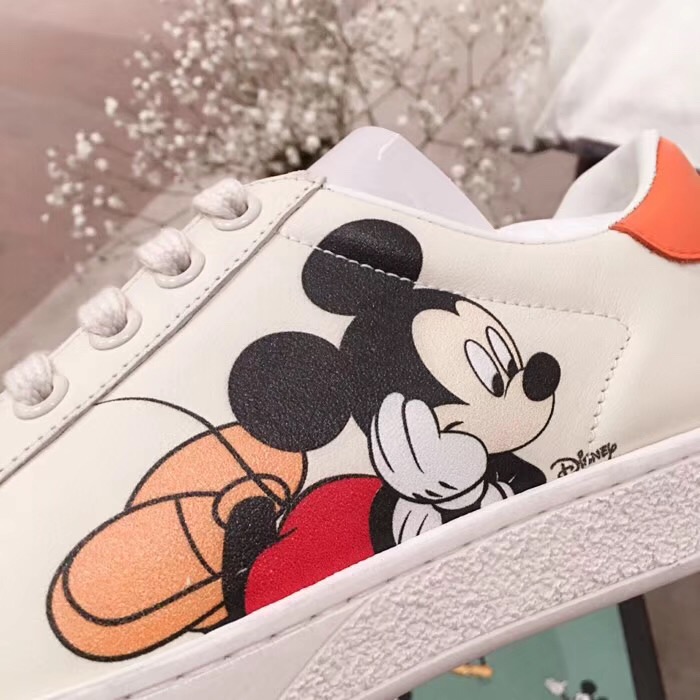 Gucci Ace X Disney Ivory White 603697 Ayo70 9591 - Image 5