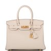 H Handbags Birkin 30 Craie Togo Gold Hardware