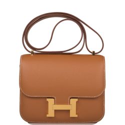 Hermès Constance 18 Gold Epsom Gold Hardware