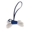 Hermes Budy Charm Bleu France/Bleu Saphir Milo Lambskin/Merino Sheepskin