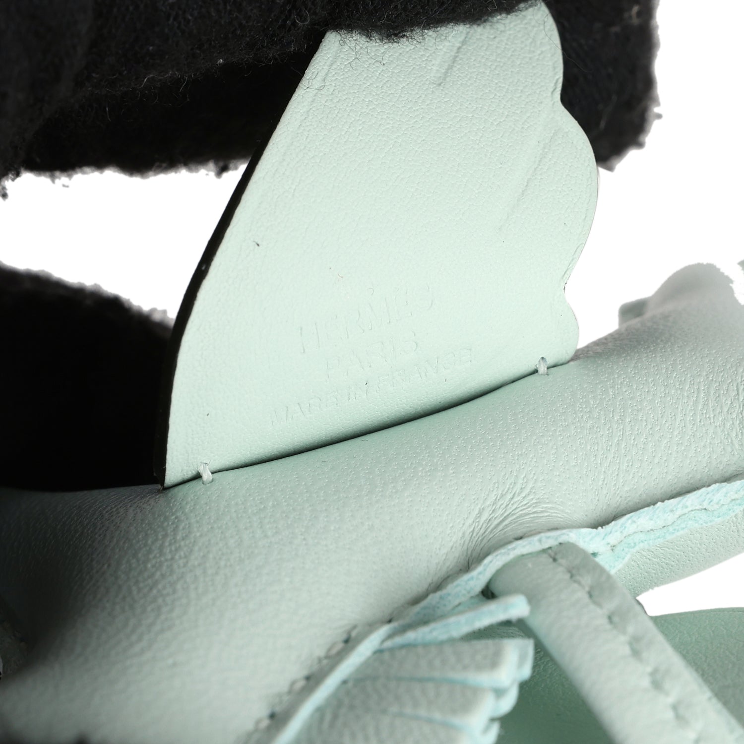 Hermes Pegase Rodeo Bag Charm PM Vert Peppermint Milo Lambskin - Image 3