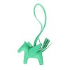 Hermes Pegase Rodeo Bag Charm PM Vert Comics Milo Lambskin