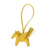 Hermes Pegase Rodeo Bag Charm PM Jaune de Naples Milo Lambskin