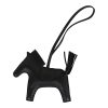 Hermes Rodeo Bag Charm MM So Black Milo Lambskin