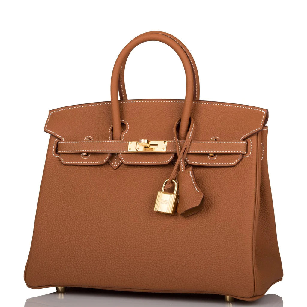 Hermes Birkin 25 Gold Togo Gold Hardware - Image 4