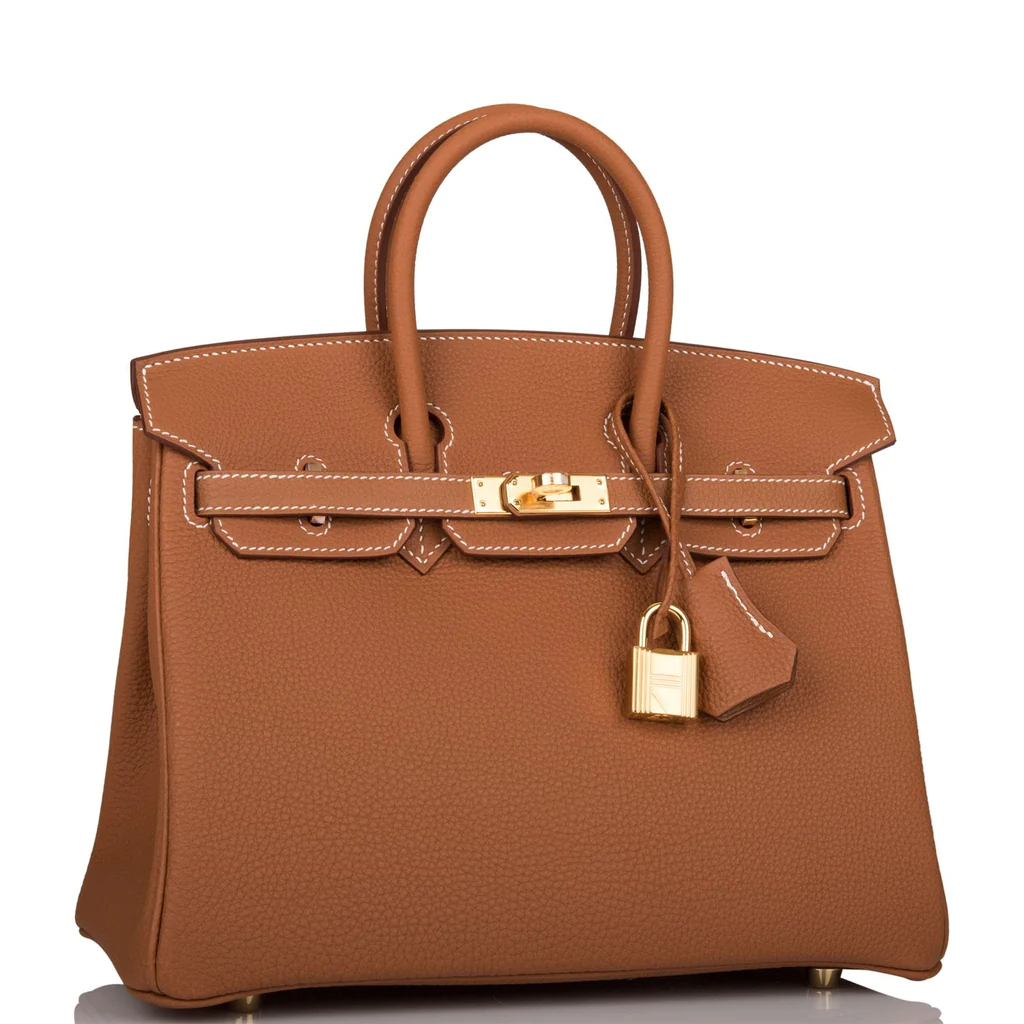 Hermes Birkin 25 Gold Togo Gold Hardware - Image 9