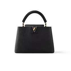 Louis Vuitton Capucines Bb Bag Black 27Cm M94755