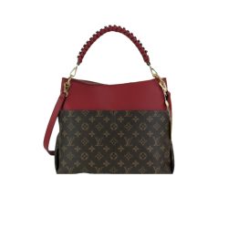 Louis Vuitton Maida Hobo Handbag Red Monogram 33Cm