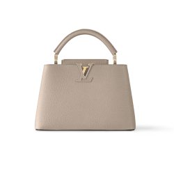 Louis Vuitton Capucines Bb Bag Beige 27Cm M94634