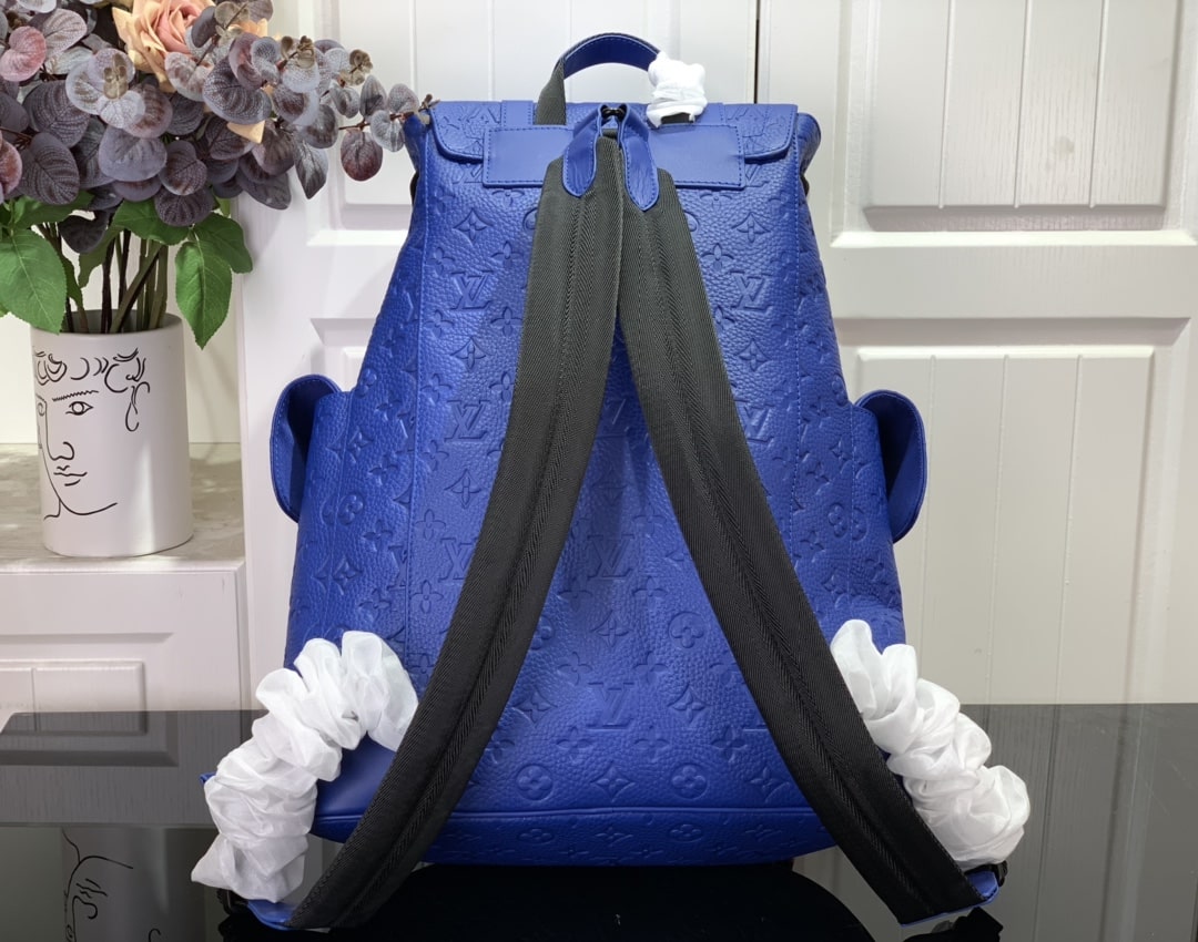 Louis Vuitton Christopher Pm Backpack Blue 48Cm M23189 - Image 3