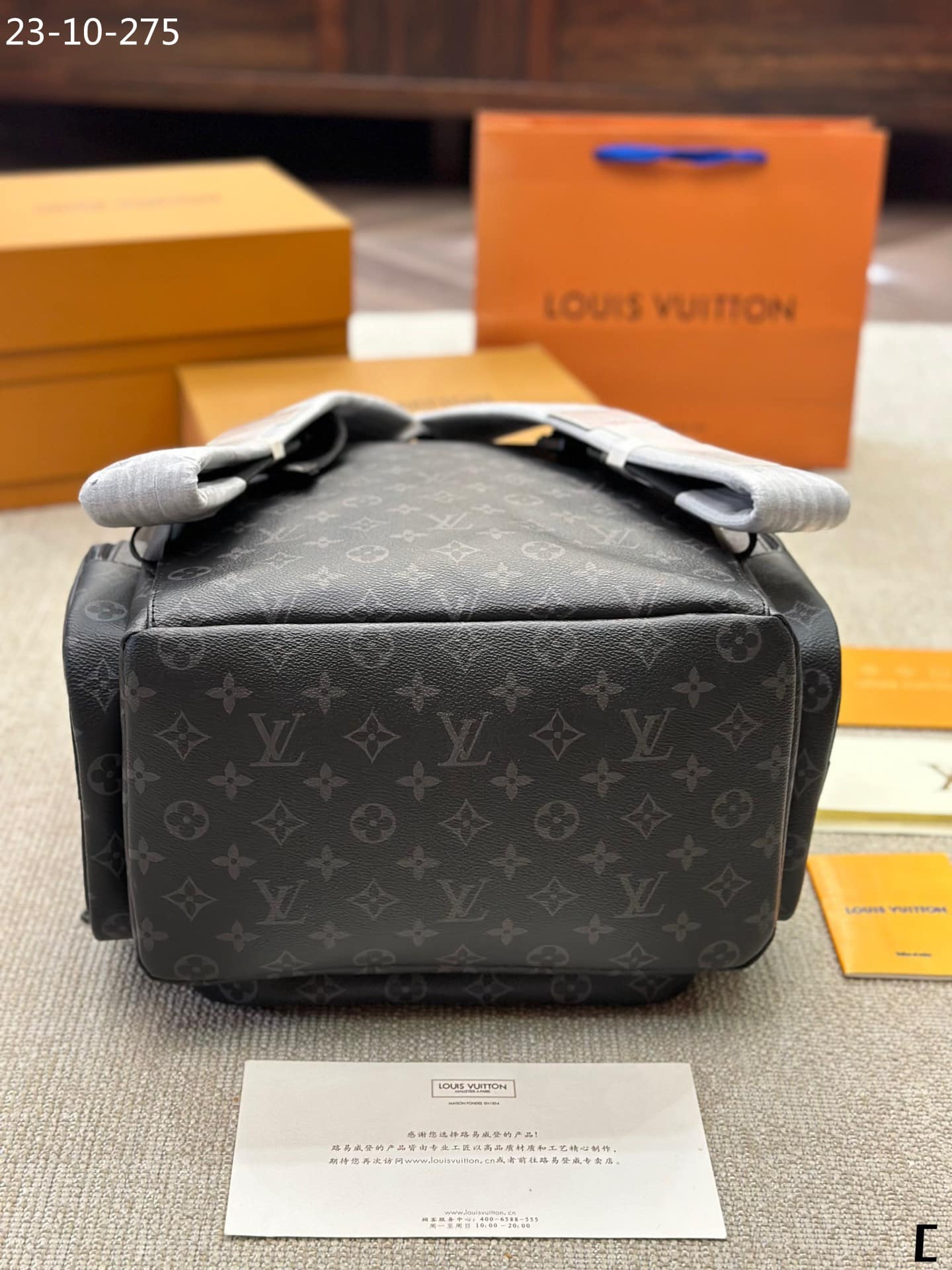 Louis Vuitton Backpack Monogram Black 45Cm - Image 5