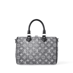 Louis Vuitton Speedy Bandouliere 25 Grey M21464