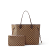 Louis Vuitton Damier Ebene Neverfull Gm Brown And Light Pink 40Cm N41357