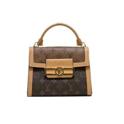 Louis Vuitton Dauphine Capitale Bag Brown 21Cm M46751