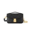 Louis Vuitton Pochette Metis East West Bag Black 21Cm M46595