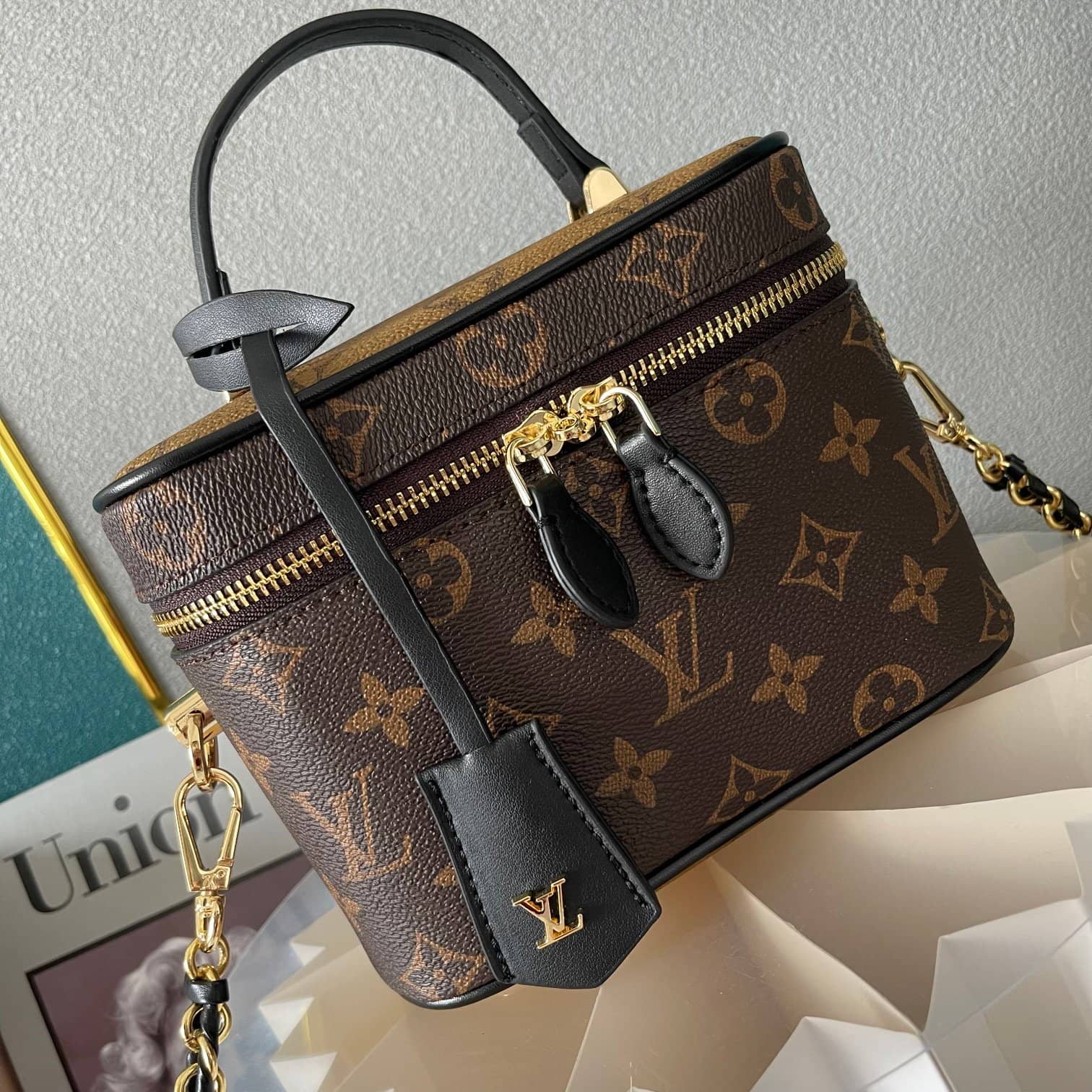 Louis Vuitton Vanity Pm Monogram Brown 19Cm M45598 - Image 8