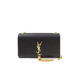 Saint Laurent Kate Medium Chain Bag With Tassel In Grain De Poudre Embossed Leather 354119Bow0J1000